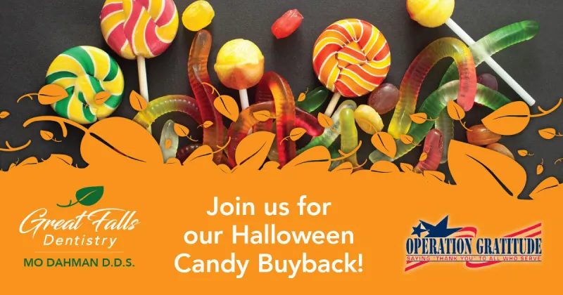 Candy on a gray background